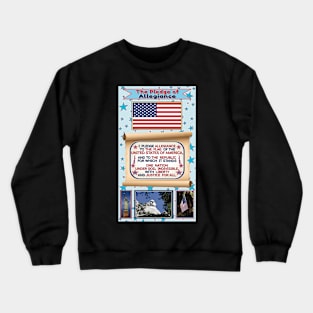 CLASSROOM POSTER PLEDGE OF ALLEGIANCE TEACHER GIFT Crewneck Sweatshirt